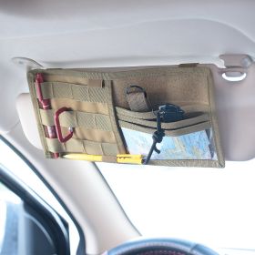 Car Organizer Sun Visor Holder Pouch Sunshade Receiving Bag Storage Bag Fits Most Vehicles